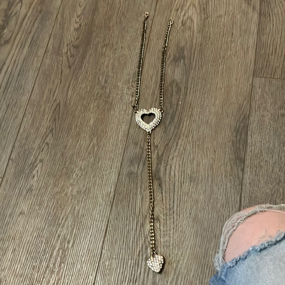 Gold Heart Pendant Necklace